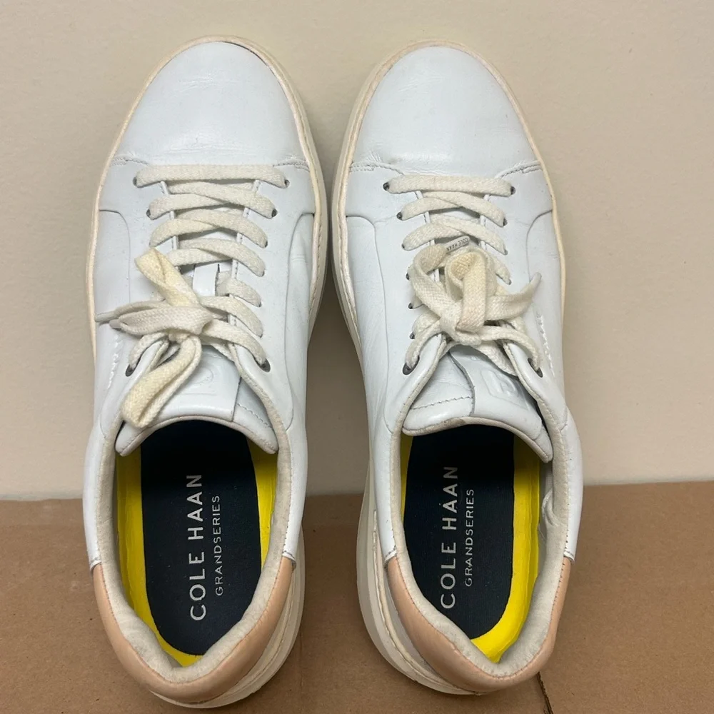 Cole Haan White and Tan Sneakers - Picture 3 of 4